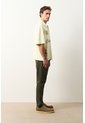 Polo Cropped En Algodón Para Hombre Primavera Polo Cropped En Algodón Para Hombre Primavera Amarillo Limon L VÉLEZ de Vélez