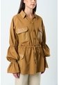 Chaqueta Fugaz Para Mujer Tipo Parka Chaqueta Fugaz Para Mujer Tipo Parka Miel L VÉLEZ de Vélez