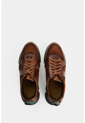 Tenis En Cuero Para Hombre Halo 2 Tenis En Cuero Para Hombre Halo 2 Miel 43 VÉLEZ