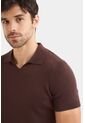 Polo Tejida Para Hombre Cuello En V Polo Tejida Para Hombre Cuello En V Cafe S Vélez de Vélez