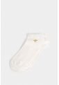 Calcetines Kalahari Para Mujer Tobillero Bordado De Abeja Calcetines Kalahari Para Mujer Tobillero Bordado De Abeja Crema XS VÉLEZ de Vélez