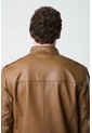 Chaqueta Bosa De Cuero Para Hombre Fit Semi Holgado Chaqueta Bosa De Cuero Para Hombre Fit Semi Holgado Miel L VÉLEZ de Vélez