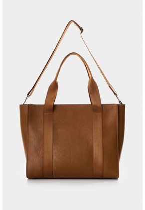 Shopping De Cuero Para Mujer Nara Shopping De Cuero Para Mujer Nara Miel VÉLEZ