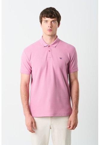Polo Manga Corta Essential Para Hombre Textura Polo Manga Corta Essential Para Hombre Textura Rosado M VÉLEZ Vélez