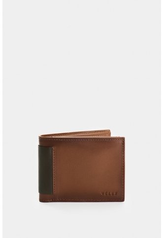 Billetera De Cuero Para Hombre Nogal 2 Billetera De Cuero Para Hombre Nogal 2 Miel VÉLEZ Vélez