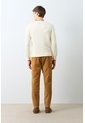 Sweater Tejido En Algodón Para Hombre Manga Ranglan Sweater Tejido En Algodón Para Hombre Manga Ranglan Crema S VÉLEZ de Vélez