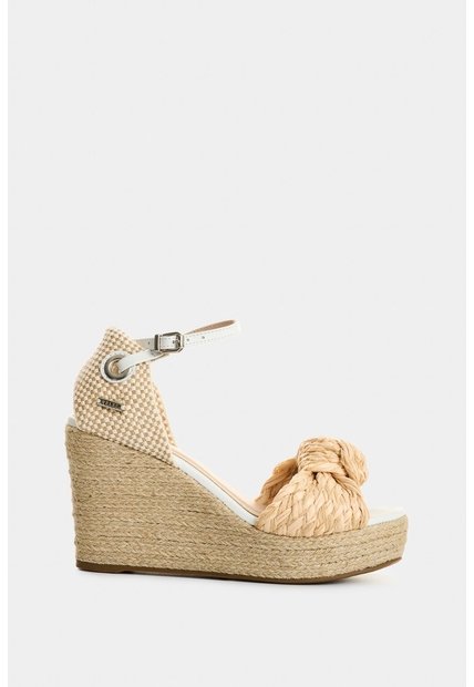 Sandalias Plataforma Amatista De Fibra Natural Para Mujer Con Capellada En Yute Sandalias Plataforma Amatista De Fibra Natural Para Mujer Con Capellada En Yute Blanco 38 VÉLEZ