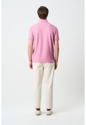 Polo Manga Corta Essential Para Hombre Textura Polo Manga Corta Essential Para Hombre Textura Rosado M VÉLEZ
