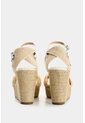Sandalias Plataforma Amatista De Fibra Natural Para Mujer Con Capellada En Yute Sandalias Plataforma Amatista De Fibra Natural Para Mujer Con Capellada En Yute Blanco 38 VÉLEZ de Vélez