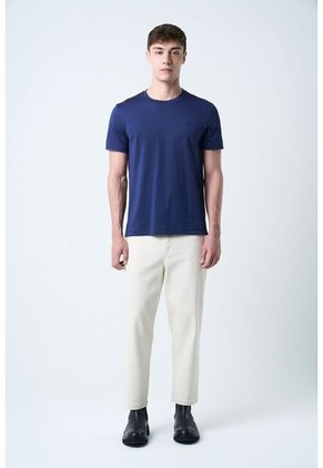 Camiseta Micropima Arizona Para Hombre Semi Ajustada Camiseta Micropima Arizona Para Hombre Semi Ajustada Azul Oscuro S VÉLEZ