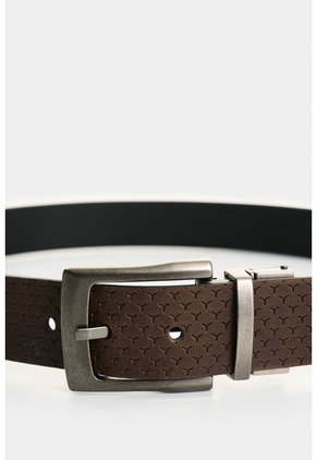 Cinturón Doble Faz De Cuero Para Hombre Gael Cinturón Doble Faz De Cuero Para Hombre Gael Combinado 42 VÉLEZ
