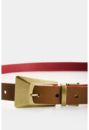 Cinturón Kiwa Doble Faz En Cuero Para Mujer Cinturón Kiwa Doble Faz En Cuero Para Mujer Miel XL VÉLEZ