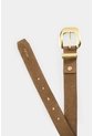 Cinturón Unifaz En Cuero Para Mujer Lumbre Cinturón Unifaz En Cuero Para Mujer Lumbre Tabaco M VÉLEZ de Vélez