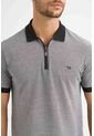 Polo Casual Algodón Para Hombre Cremallera Polo Casual Algodón Para Hombre Cremallera Negro L VÉLEZ de Vélez
