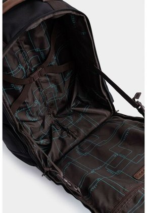 Morral Trolley Lona Por Cuero Para Hombre Acentos Morral Trolley Lona Por Cuero Para Hombre Acentos Negro VÉLEZ