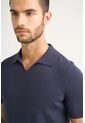 Polo Tejida Para Hombre Cuello En V Polo Tejida Para Hombre Cuello En V Azul Oscuro L VÉLEZ de Vélez