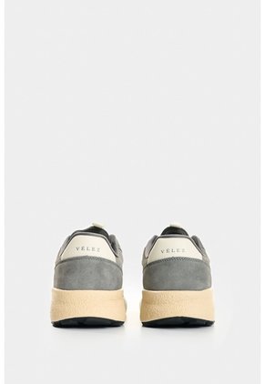 Tenis De Lona Y Cuero Gamuzado Para Hombre Stone 2 Tenis De Lona Y Cuero Gamuzado Para Hombre Stone 2 Gris 45 VÉLEZ