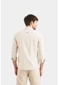 Camisa Manga Larga En Lino Para Hombre Semiffited Camisa Manga Larga En Lino Para Hombre Semiffited Beige L Vélez de Vélez