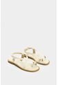 Sandalia Plana De Cuero Para Mujer Kira Sandalia Plana De Cuero Para Mujer Kira Beige 35 VÉLEZ de Vélez