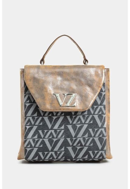 Morral Thaila De Cuero Folia Y Lona Para Mujer Tapa Hexagonal Morral Thaila De Cuero Folia Y Lona Para Mujer Tapa Hexagonal Plata Vélez