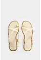 Sandalia Plana De Cuero Para Mujer Kira Sandalia Plana De Cuero Para Mujer Kira Beige 35 VÉLEZ de Vélez
