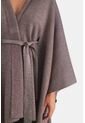 Poncho Iris Tejido Para Mujer Hilos Lurex Poncho Iris Tejido Para Mujer Hilos Lurex Cafe M Vélez de Vélez
