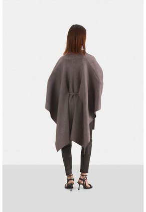 Poncho Iris Tejido Para Mujer Hilos Lurex Poncho Iris Tejido Para Mujer Hilos Lurex Cafe M Vélez