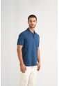 Polo Para Hombre Semi Fit Detalle Jacquard Polo Para Hombre Semi Fit Detalle Jacquard Azul Oscuro M VÉLEZ de Vélez