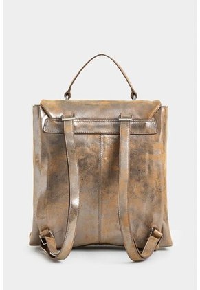 Morral Thaila De Cuero Folia Y Lona Para Mujer Tapa Hexagonal Morral Thaila De Cuero Folia Y Lona Para Mujer Tapa Hexagonal Plata Vélez