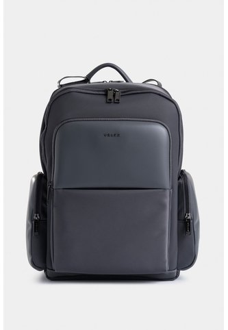 Tula Morral Caval De Lona Y Cuero Para Hombre Confort Tula Morral Caval De Lona Y Cuero Para Hombre Confort Gris VÉLEZ Vélez