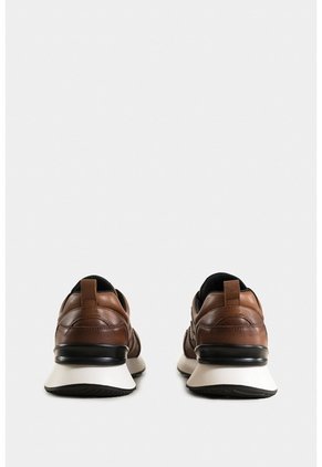 Tenis Galis 3 De Cuero Liso Para Hombre Cordón Encerado Tenis Galis 3 De Cuero Liso Para Hombre Cordón Encerado Miel 45 VÉLEZ