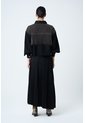 Chaqueta Alhena En Tejido Plano Para Mujer Bordado Millaré Chaqueta Alhena En Tejido Plano Para Mujer Bordado Millaré Negro XS VÉLEZ de Vélez