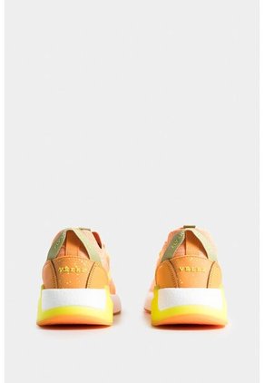 Tenis Fly Up Freedom De Textil Y Cuero Para Mujer Detalles Neón Tenis Fly Up Freedom De Textil Y Cuero Para Mujer Detalles Neón Naranja 35 Vélez