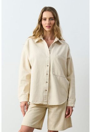 Camisa Acrux Para Mujer Oversized Camisa Acrux Para Mujer Oversized Arena XS VÉLEZ