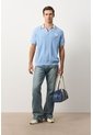 Polo Manga Corta Para Hombre Polo Manga Corta Para Hombre Azul Claro XXL VÉLEZ de Vélez