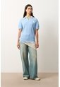 Polo Manga Corta Para Hombre Polo Manga Corta Para Hombre Azul Claro XXL VÉLEZ de Vélez