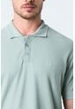 Polo Para Hombre Semi Fit Detalle Jacquard Polo Para Hombre Semi Fit Detalle Jacquard Agua Marina M VÉLEZ de Vélez