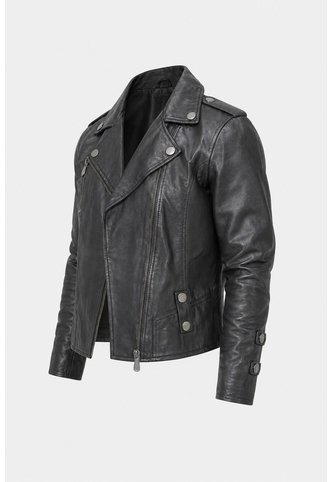 Chaqueta Biker De Cuero Para Mujer Charreteras Negro Chaqueta Biker De Cuero Para Mujer Charreteras Negro XX VÉLEZ Vélez