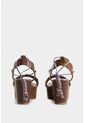 Sandalia Plataforma Caval 2.0 De Cuero Para Mujer Amarre Al Talón Sandalia Plataforma Caval 2.0 De Cuero Para Mujer Amarre Al Talón Miel 40 Vélez de Vélez
