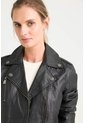 Chaqueta Biker De Cuero Para Mujer Charreteras Negro Chaqueta Biker De Cuero Para Mujer Charreteras Negro XX VÉLEZ de Vélez