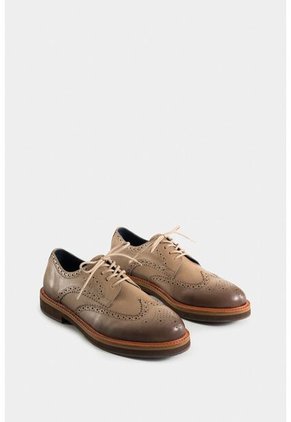 Zapatos Cordón Brogue De Cuero Para Hombre Cortes Tradicionales Zapatos Cordón Brogue De Cuero Para Hombre Cortes Tradicionales Arena 43 Vélez