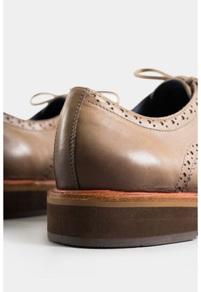 Zapatos Cordón Brogue De Cuero Para Hombre Cortes Tradicionales Zapatos Cordón Brogue De Cuero Para Hombre Cortes Tradicionales Arena 43 Vélez