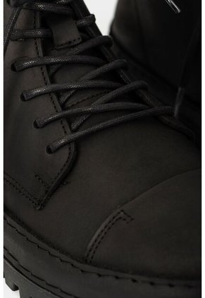 Botas Zipper De Cuero Para Hombre Cremallera En El Talón Negro Botas Zipper De Cuero Para Hombre Cremallera En El Talón Negro 43 Vélez