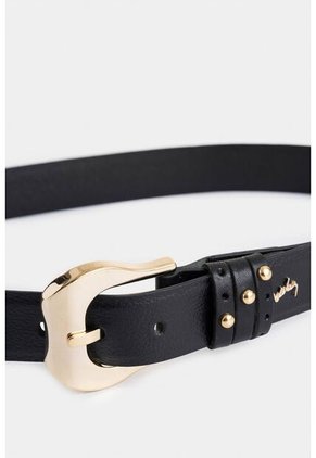 Cinturón Unifaz De Cuero Pasadores Cinturón Unifaz De Cuero Pasadores Negro XL VÉLEZ