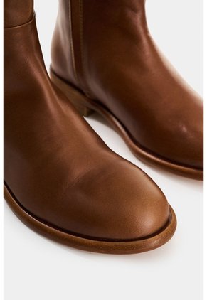 Botas De Cuero Para Mujer Kalahari Botas De Cuero Para Mujer Kalahari Miel 34 VÉLEZ