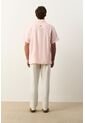 Camisa Manga Corta En Lino Para Hombre Málaga Camisa Manga Corta En Lino Para Hombre Málaga Rosado S VÉLEZ de Vélez