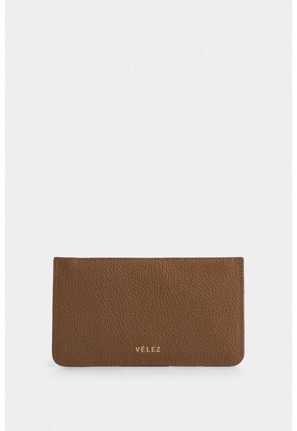 Porta Tarjetas Ava De Cuero Para Mujer Detalle Jacquard Porta Tarjetas Ava De Cuero Para Mujer Detalle Jacquard Miel VÉLEZ
