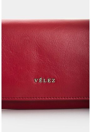 Billetera De Cuero Para Mujer Tessa Billetera De Cuero Para Mujer Tessa Rojo VÉLEZ