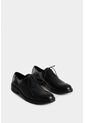 Zapatos Cordón Lunar De Cuero Liso Para Hombre Cordón Redondo Zapatos Cordón Lunar De Cuero Liso Para Hombre Cordón Redondo Negro 45 Vélez de Vélez