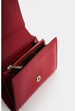 Billetera De Cuero Para Mujer Tessa Billetera De Cuero Para Mujer Tessa Rojo VÉLEZ